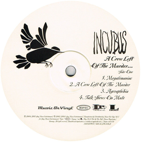 Incubus (2) : A Crow Left Of The Murder... (2xLP, Album, RE, 180)