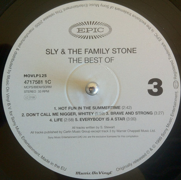 Sly & The Family Stone : The Best Of Sly And The Family Stone (2xLP, Comp, RE)