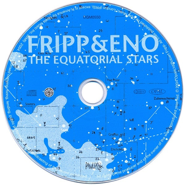 Fripp & Eno : The Equatorial Stars (CD, Album)