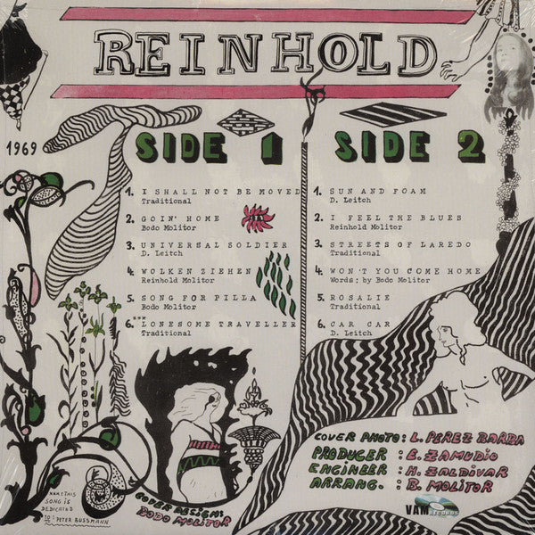 Reinhold Molitor : Reinhold (LP, Album, Ltd, RE)