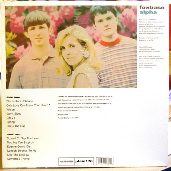 Saint Etienne : Foxbase Alpha (LP, Album, RE)