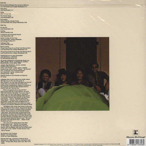 The Meters : Cabbage Alley (LP, Album, RE, 180)