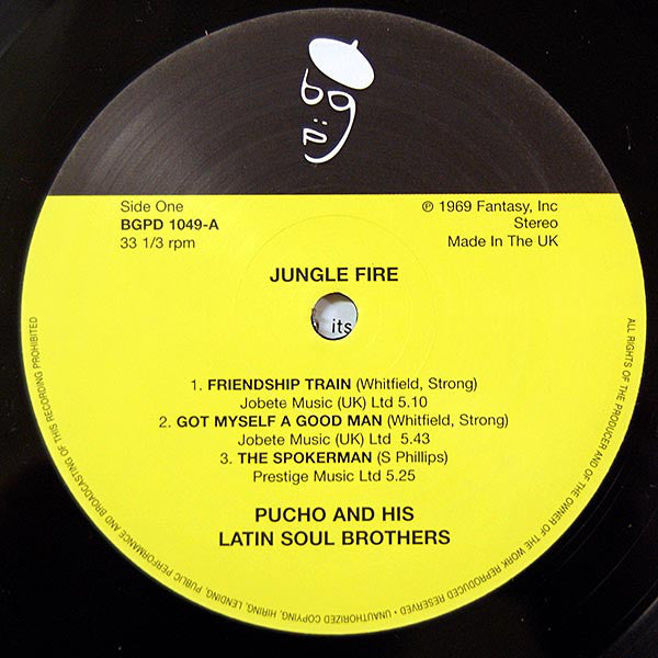 Pucho & His Latin Soul Brothers : Jungle Fire! (LP, Album, RE, 2nd)