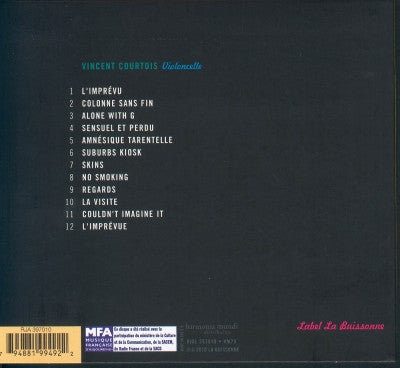 Vincent Courtois : L'Imprévu (CD, Album)