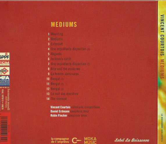 Vincent Courtois : Mediums (CD, Album)