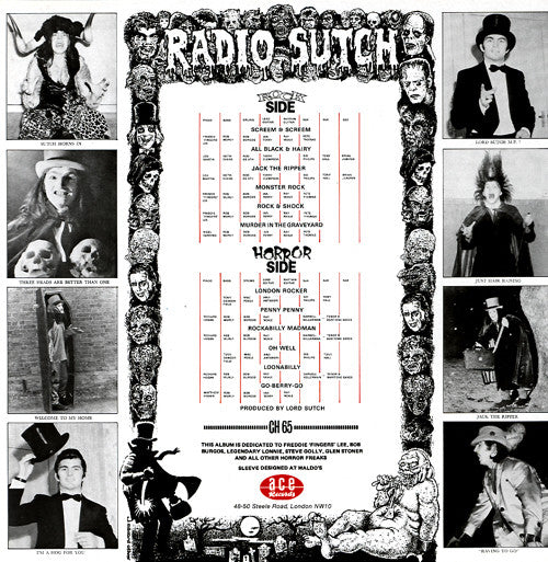 Screaming Lord Sutch : Rock & Horror (LP, Album, RE)