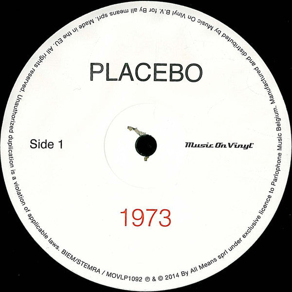Placebo (2) : 1973 (LP, Album, RSD, RE, 180)