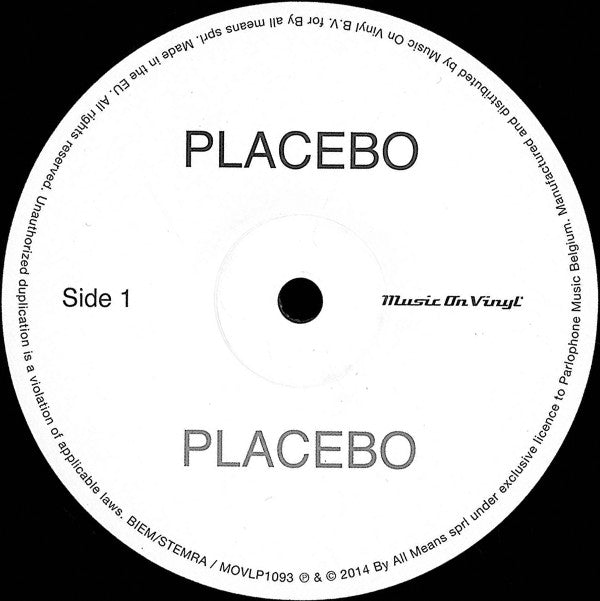 Placebo (2) : Placebo (LP, Album, RSD, RE, 180)