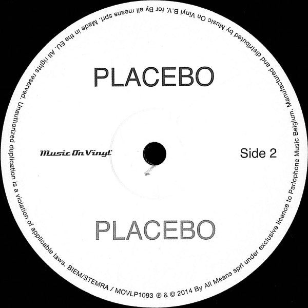 Placebo (2) : Placebo (LP, Album, RSD, RE, 180)