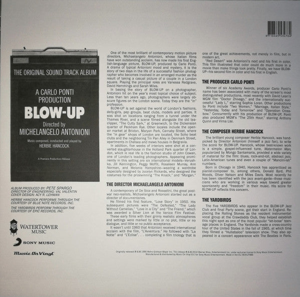 Herbie Hancock : Blow-Up (The Original Sound Track Album) (LP, Album, RE, 180)