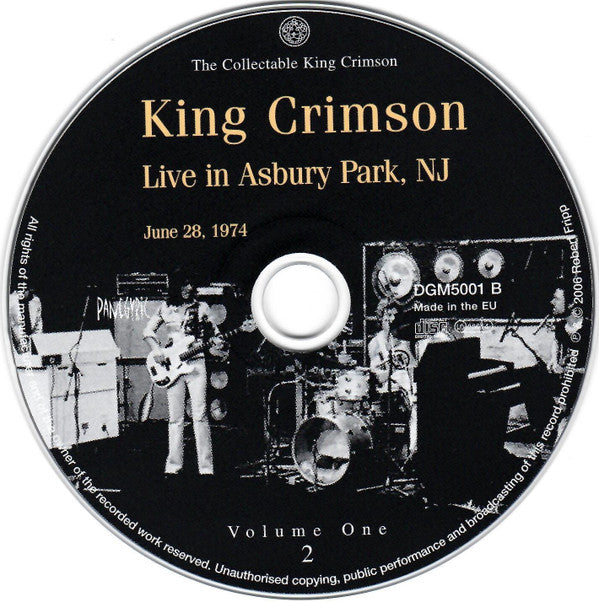 King Crimson : The Collectable King Crimson Volume One (Live In Mainz, 1974 / Live In Asbury Park, 1974) (CD, Album, RE + CD, Album, RE + Comp)