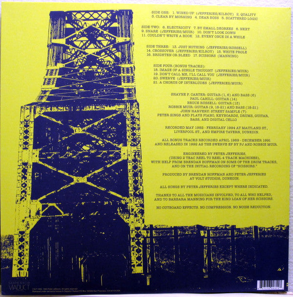 Peter Jefferies : Electricity (2xLP, Album, RE)
