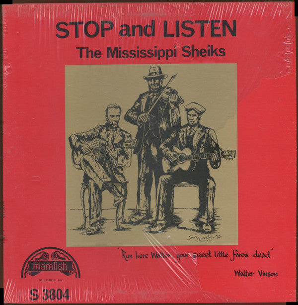 Mississippi Sheiks : Stop And Listen (LP, Comp)