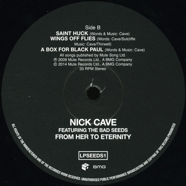 Nick Cave & The Bad Seeds : From Her To Eternity (LP, Album, RE, RM)