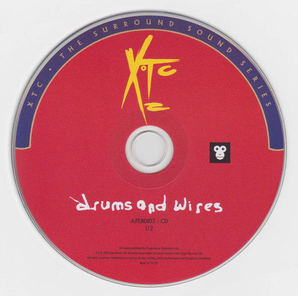 XTC : Drums And Wires (CD, Album, RE, RM + Blu-ray, Album, RE, RM, Multic)