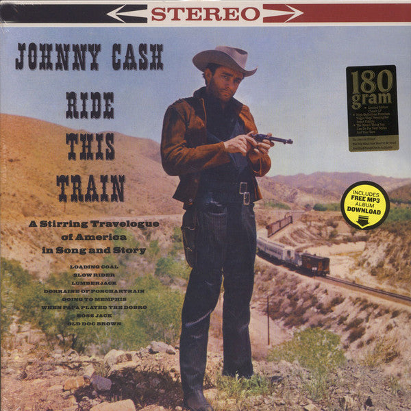 Johnny Cash : Ride This Train (LP, RE, 180)
