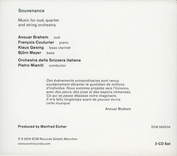 Anouar Brahem : Souvenance (2xCD, Album)