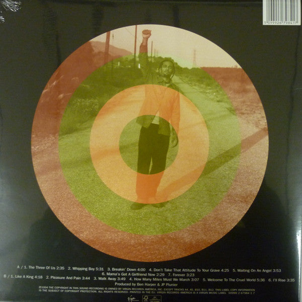Ben Harper : Welcome To The Cruel World (LP, Album, 180 + 7", Whi + Ltd, RE)