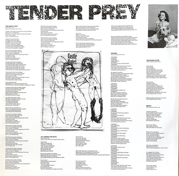 Nick Cave & The Bad Seeds : Tender Prey (LP, Album, RE)