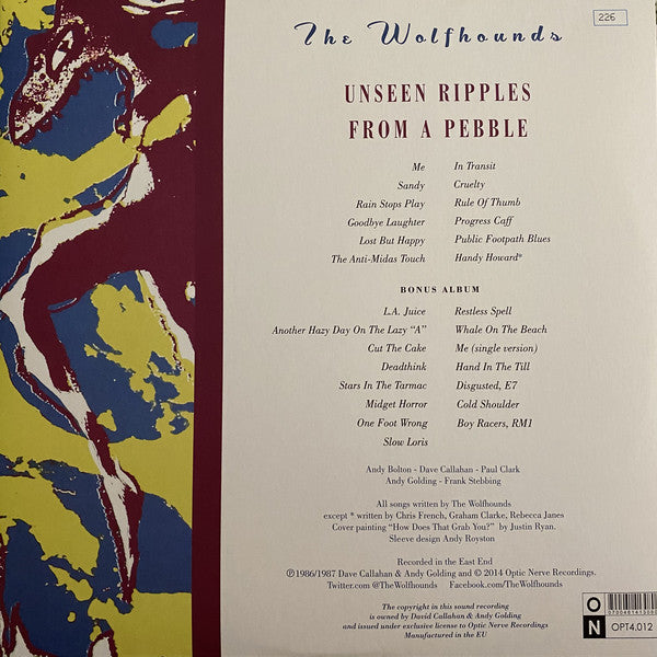 The Wolfhounds : Unseen Ripples From A Pebble (2xLP, Album)