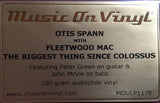 Otis Spann with Fleetwood Mac : The Biggest Thing Since Colossus (LP, Album, RE, 180)