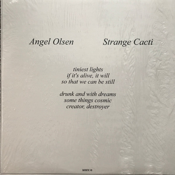 Angel Olsen : Strange Cacti (12", EP, RP)