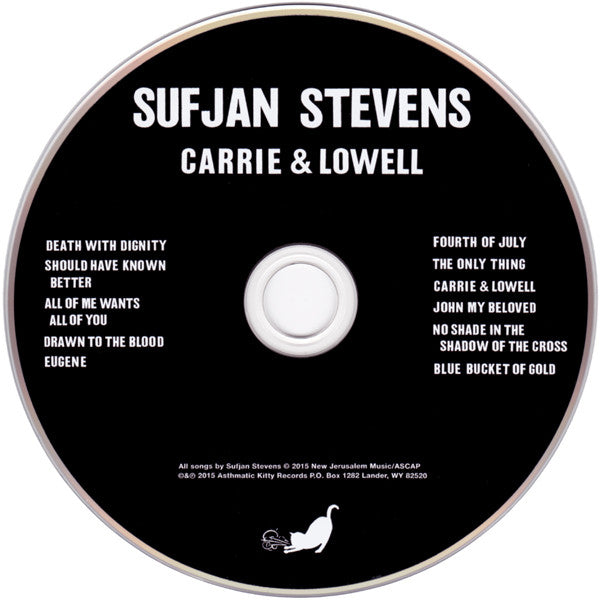 Sufjan Stevens : Carrie & Lowell (CD, Album)