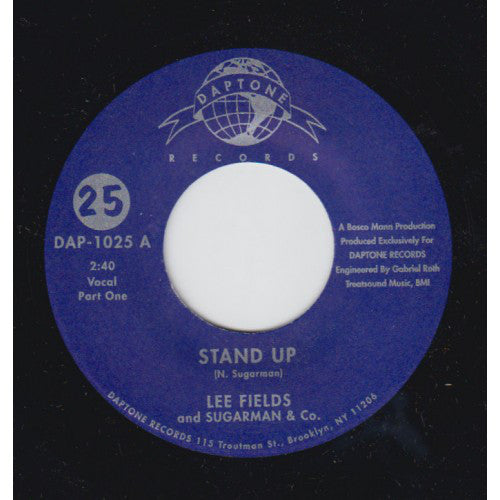 Lee Fields And Sugarman 3 : Stand Up (7", Single)