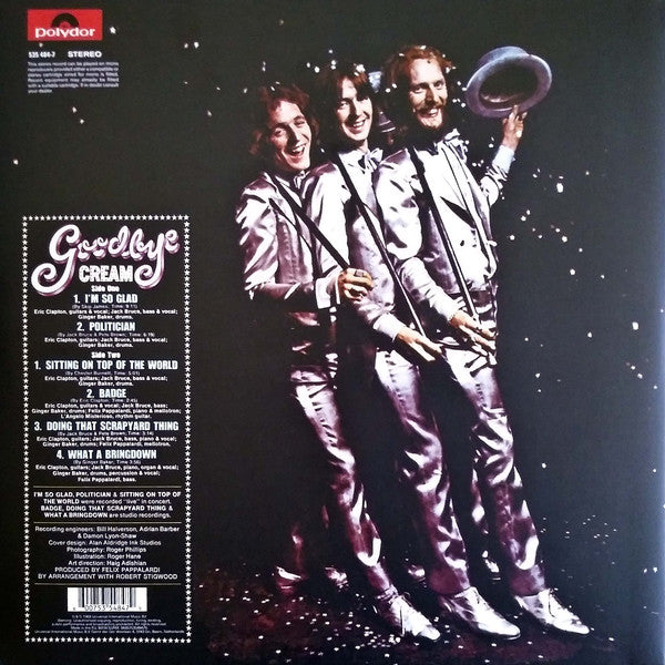 Cream (2) : Goodbye (LP, Album, RE, 180)