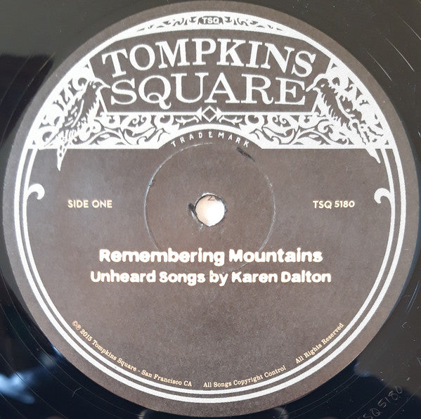 Various : Remembering Mountains (Unheard Songs By Karen Dalton) (LP, Album, Comp)