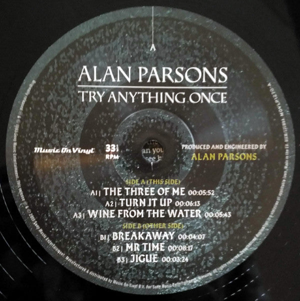 Alan Parsons : Try Anything Once (2xLP, Album, RE, 180)