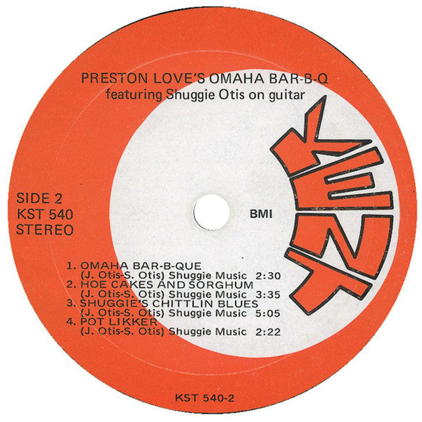 Preston Love : Preston Love's Omaha Bar-B-Q (LP, Album, RE, Gre)