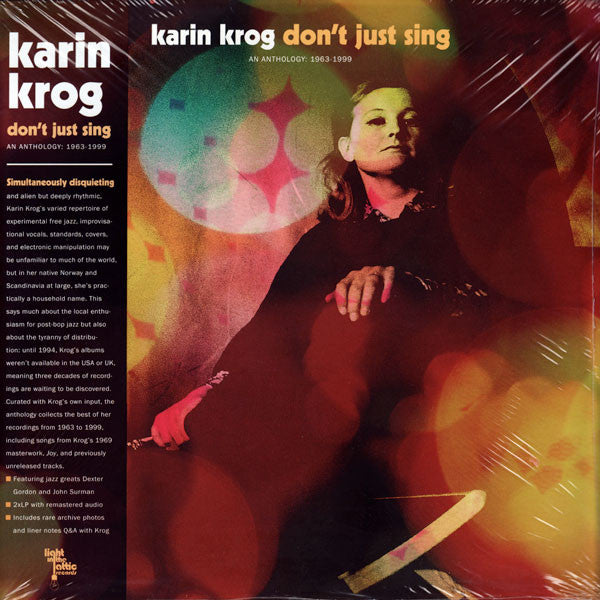 Karin Krog : Don't Just Sing | An Anthology: 1963-1999 (2xLP, Comp)