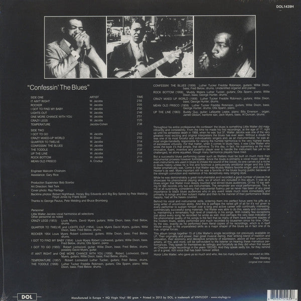 Little Walter : Confessin' The Blues (LP, Comp, RE, 180)