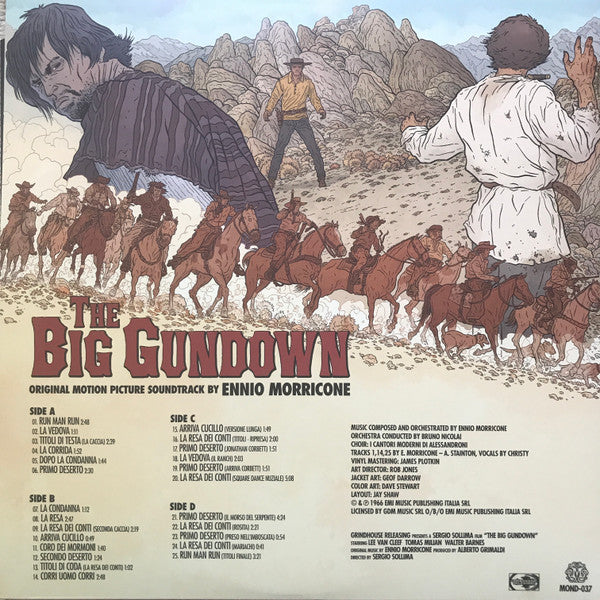 Ennio Morricone : The Big Gundown (Original Motion Picture Soundtrack) (2xLP, Album, Ltd, RM, 180)