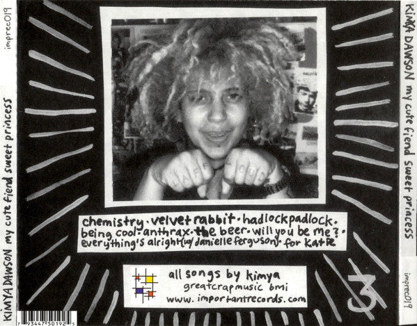 Kimya Dawson : My Cute Fiend Sweet Princess (CD, Album)