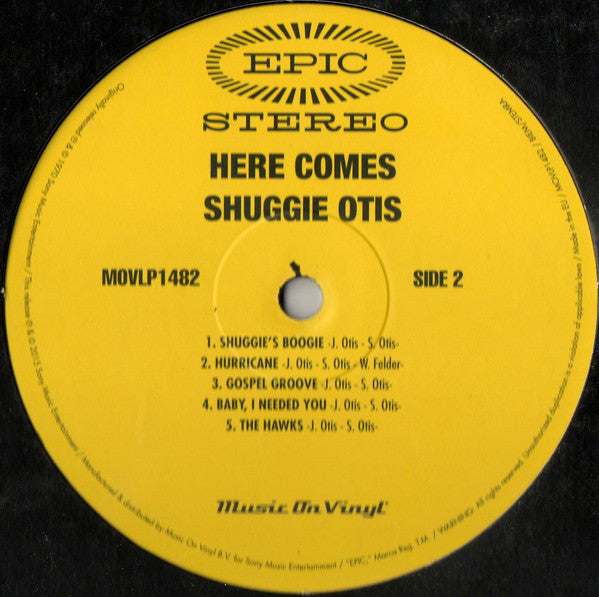 Shuggie Otis : Here Comes Shuggie Otis (LP, Album, RE)