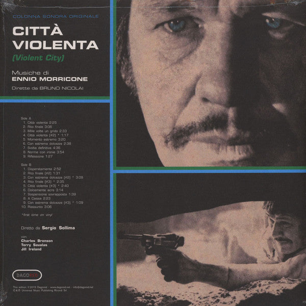 Ennio Morricone : Città Violenta (Colonna Sonora Originale) (LP, Album, Ltd, RE, Gre)