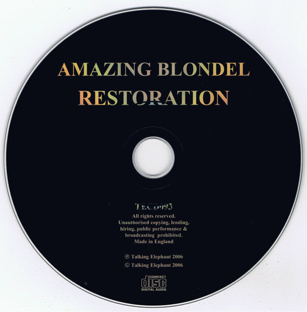 Amazing Blondel : Restoration (CD, RE)