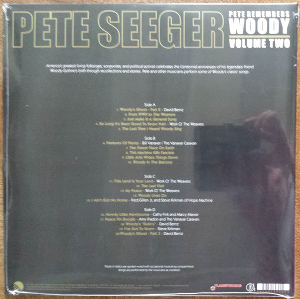 Pete Seeger : Pete Remembers Woody: Volume Two (2xLP, Album)