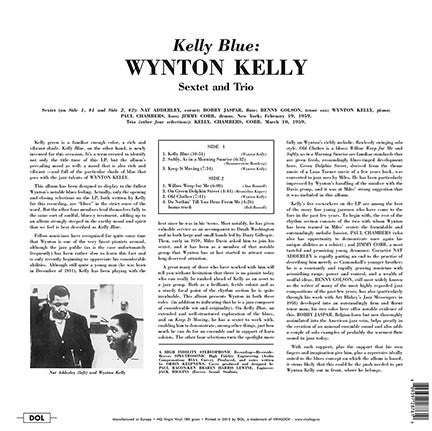 Wynton Kelly : Kelly Blue (LP, Album, RE, 180)