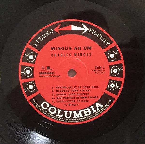 Charles Mingus : Mingus Ah Um (LP, Album, RE, RM, RP, 180)