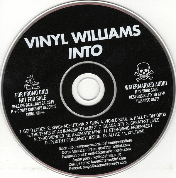 Vinyl Williams : Into (CD, Album, Promo, Bla)