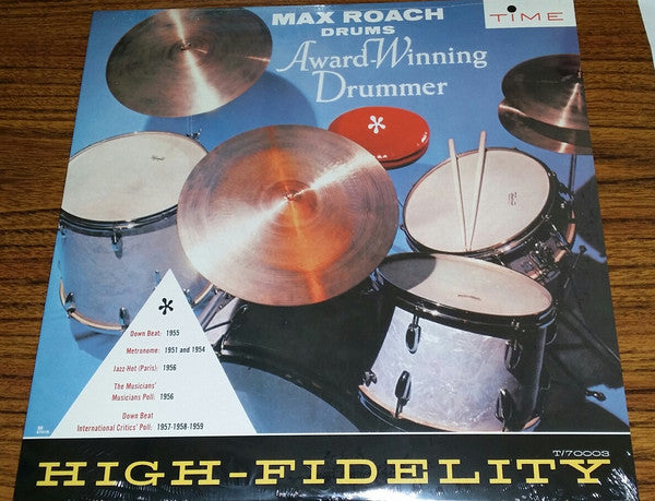 Max Roach : Award-Winning Drummer (LP, Album, Mono, RE)