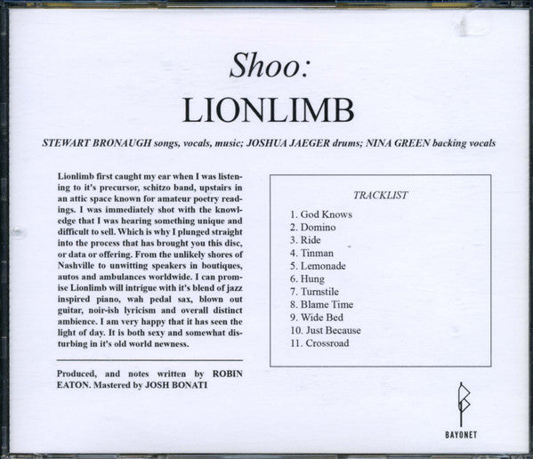 Lionlimb : Shoo (CD, Album)