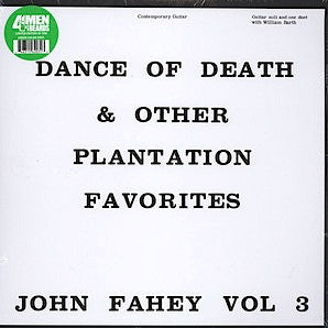John Fahey : Volume 3 / Dance Of Death & Other Plantation Favorites (LP, Album, Ltd, RE, Gre)