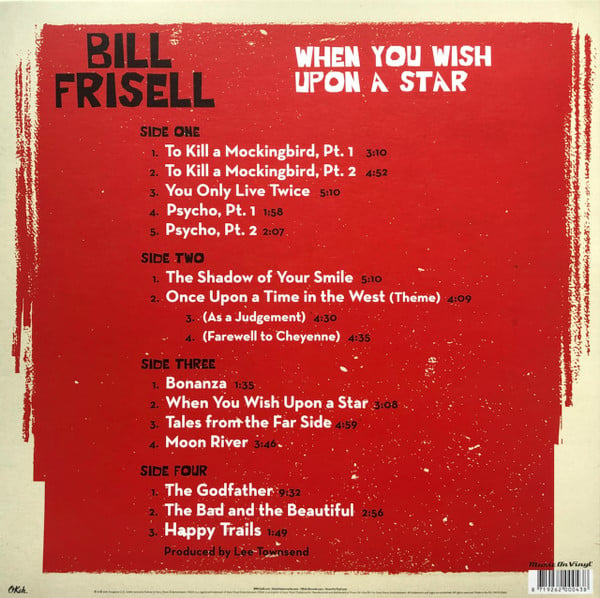 Bill Frisell : When You Wish Upon A Star (2xLP, Album)