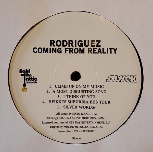 Sixto Rodriguez : Coming From Reality (LP, Album, RE, RM, RP, Gat)