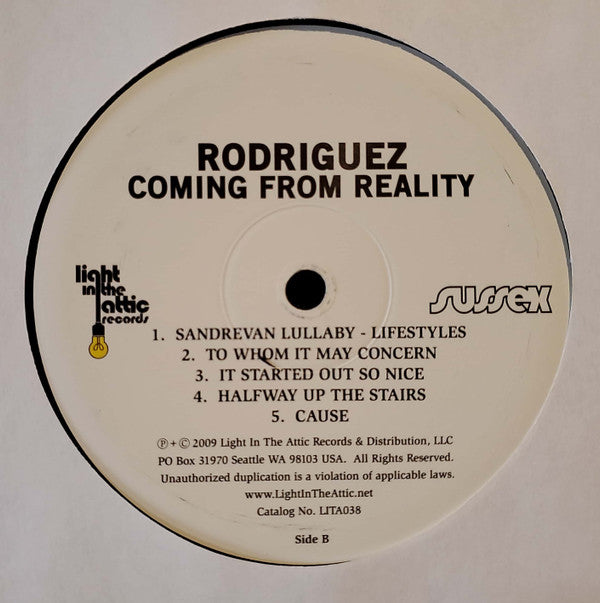 Sixto Rodriguez : Coming From Reality (LP, Album, RE, RM, RP, Gat)