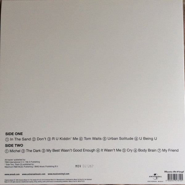 Anouk : Urban Solitude (LP, Album, Ltd, Num, RE, Whi)